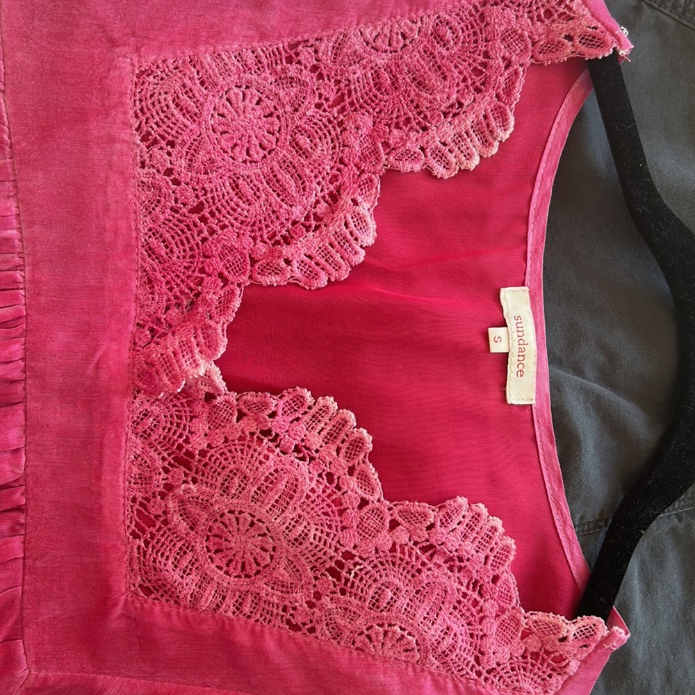 Sundance pink blouse Small - Picture 5 of 5